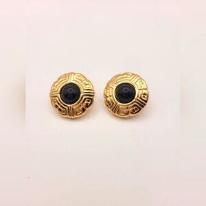 Givenchy Gold Plated Pierced Earrings